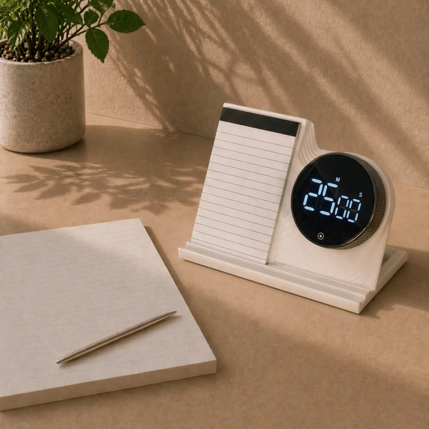 Productivity Timer Complete Focus Kit - Timer, Stand, Pad & Pen