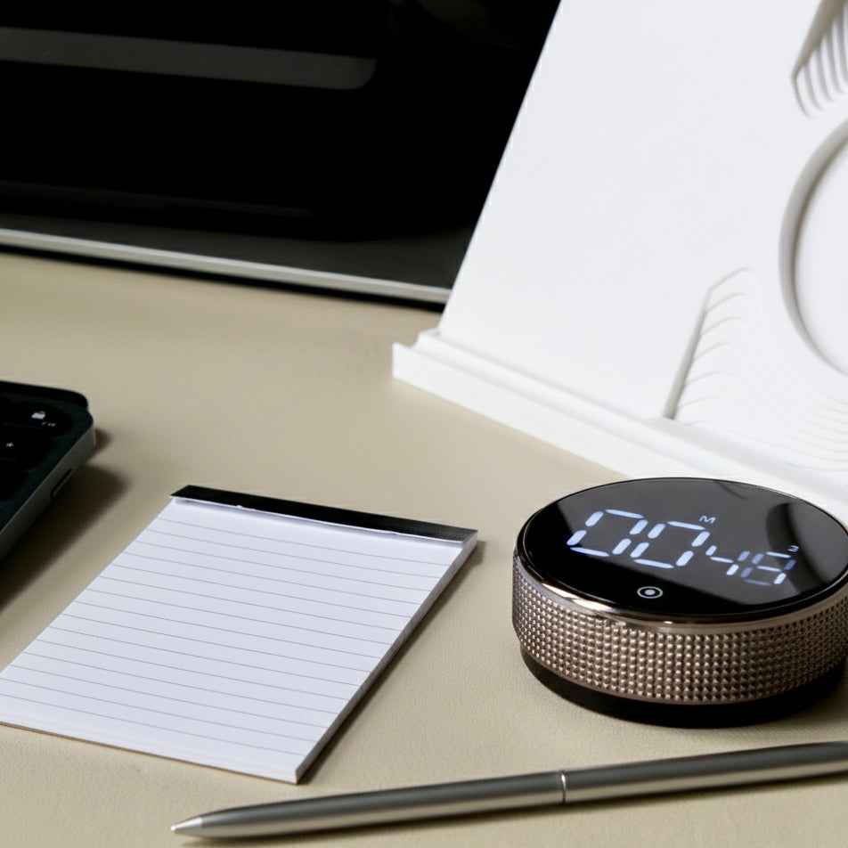 Productivity Timer Complete Focus Kit - Timer, Stand, Pad & Pen